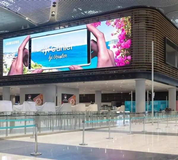 Airport LED screens