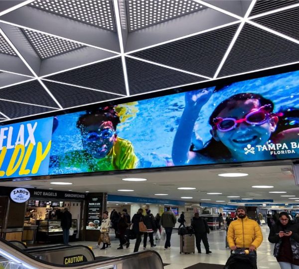Station LED screens