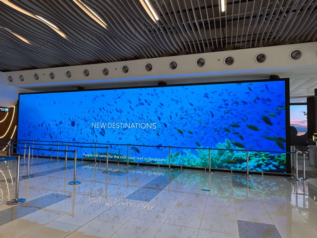 JR Visual Delivered High Quality LED Display to NEOM BAY Airport 1