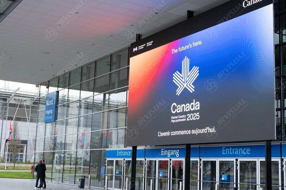 R Visual Outdoor LED Display goes to Hanover Messe in Germany